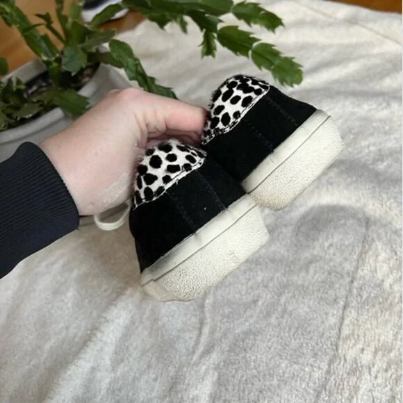 Madewell Sidewalk Low-Top Sneakers in Suede and Spot Calf Hair - Picture 6 of 12
